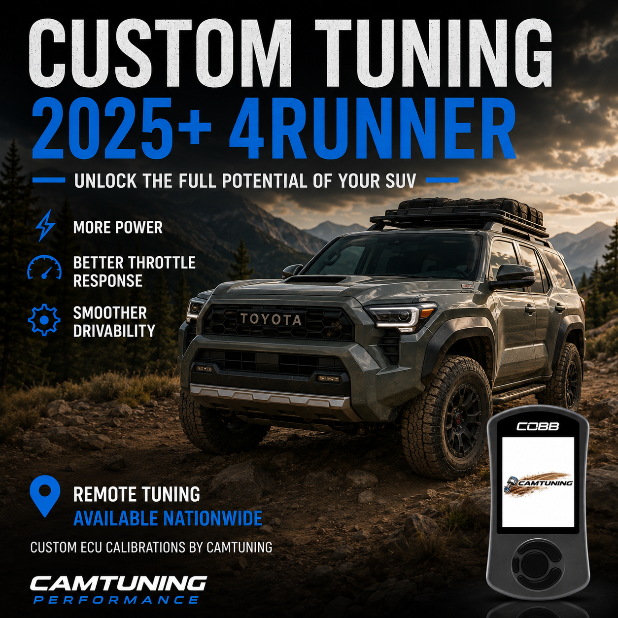 CAMTuning 6th Generation 2025+ 4Runner CAMTuning Calibration AND Accessport